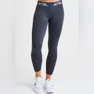 AYBL charcoal seamless low rise leggings